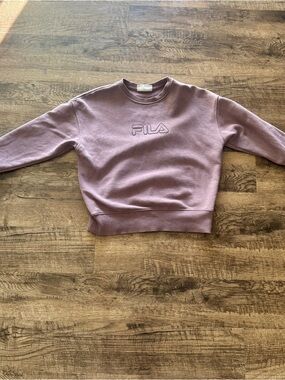 Fila Women's Dusty Mauve Crewneck Sweatshirt